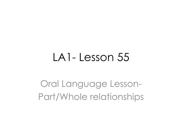 la1 lesson 55 n.