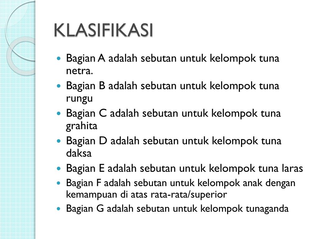 PPT KONSEP DASAR PENDIDIKAN ANAK BERKEBUTUHAN KHUSUS PowerPoint