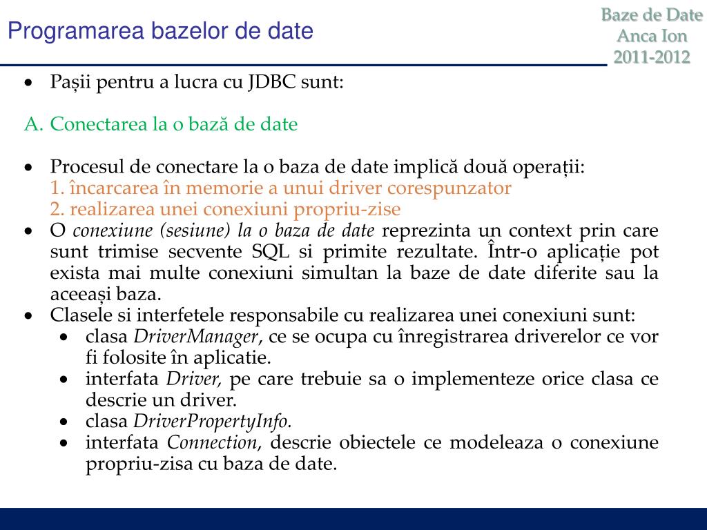 PPT - Baze de Date - Limbajul SQL-Intero gări complexe, Vederi-  Universitatea din Craiova, PowerPoint Presentation - ID:3943516