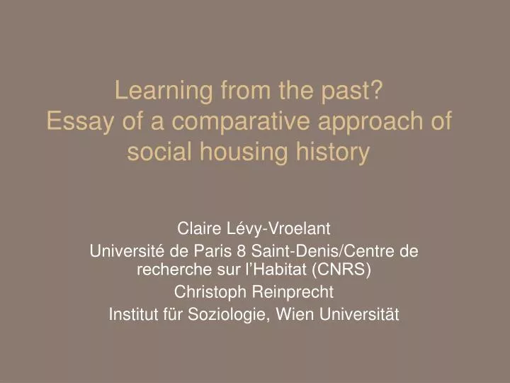 learning from the past essay The past is a way to learn from mistakes and fix them as life goes on the past can hold important information on how to. learning from the past essay The past is a way to learn from mistakes and fix them as life goes on the past can hold important information on how to.