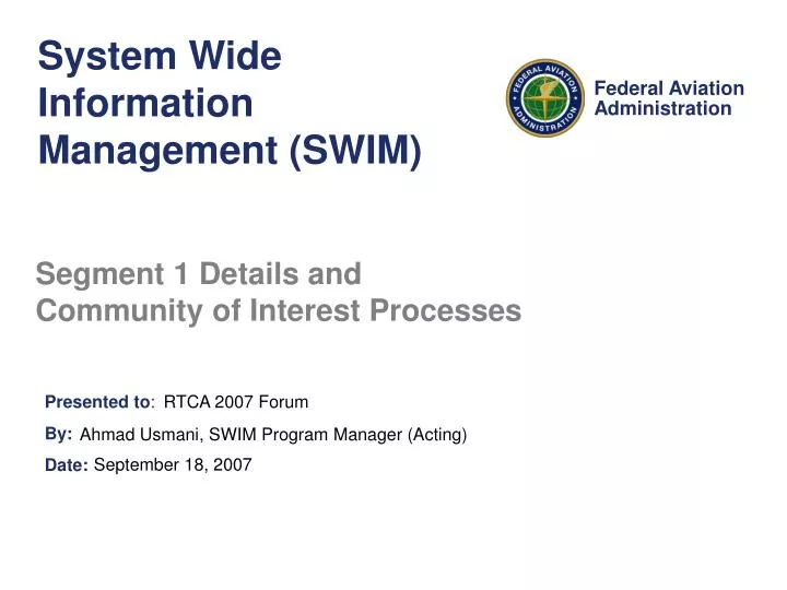 system wide information management swim n.