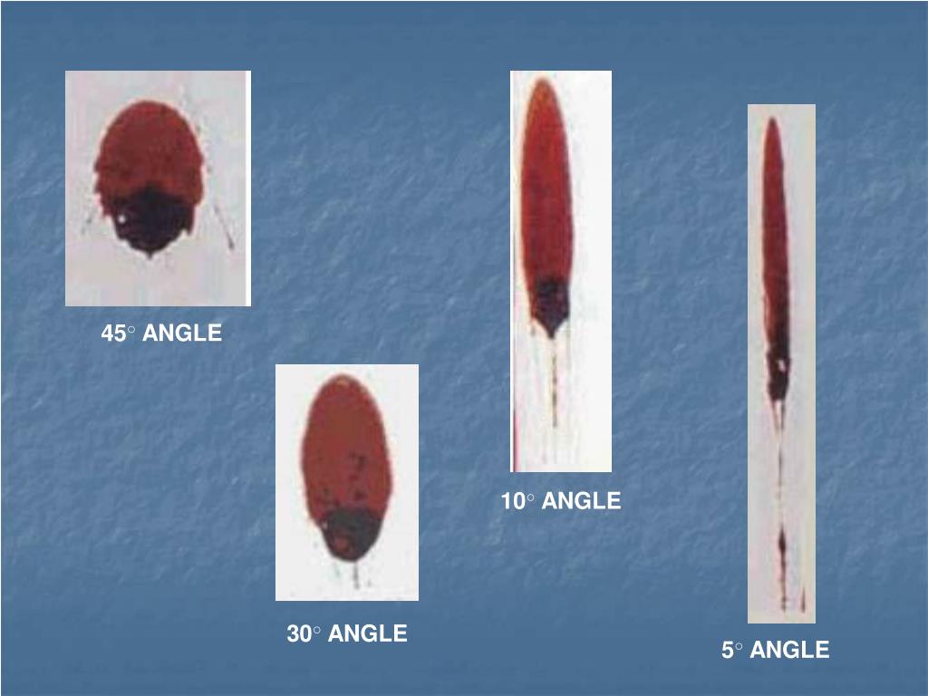 PPT - BLOOD SPATTER ANALYSIS PowerPoint Presentation, free download