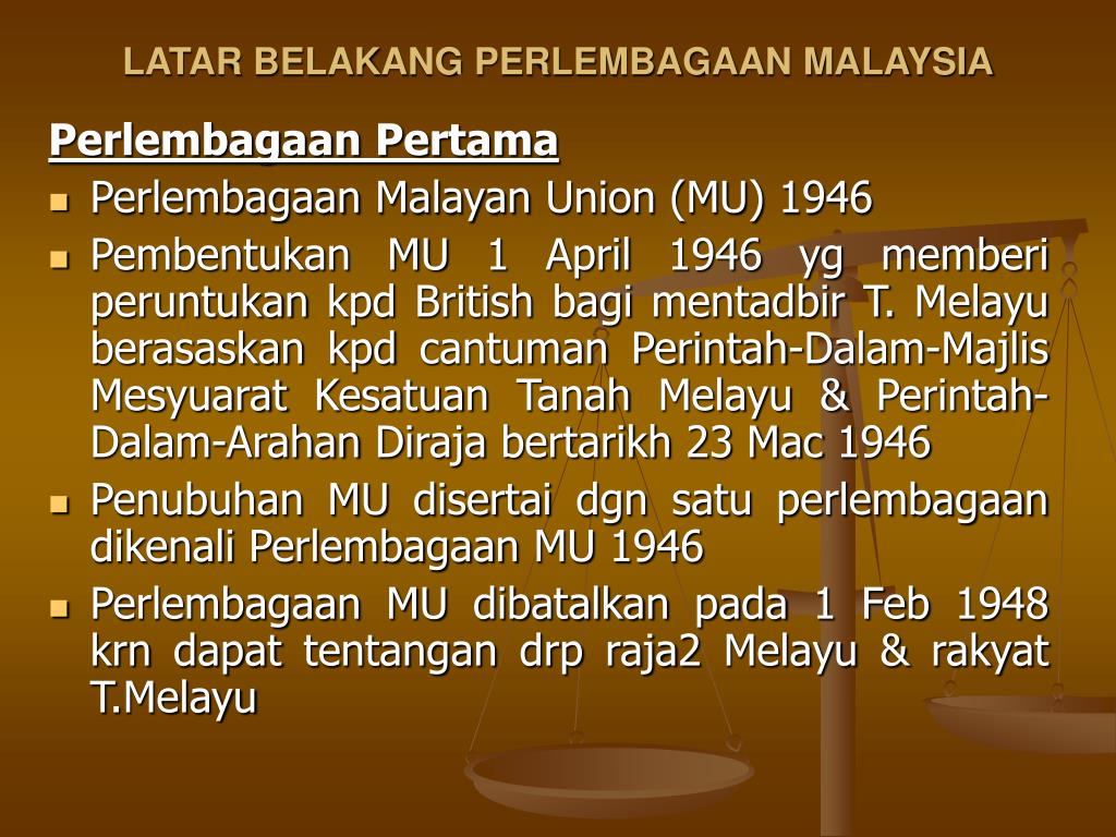 PPT - PERLEMBAGAAN MALAYSIA PowerPoint Presentation, free ...