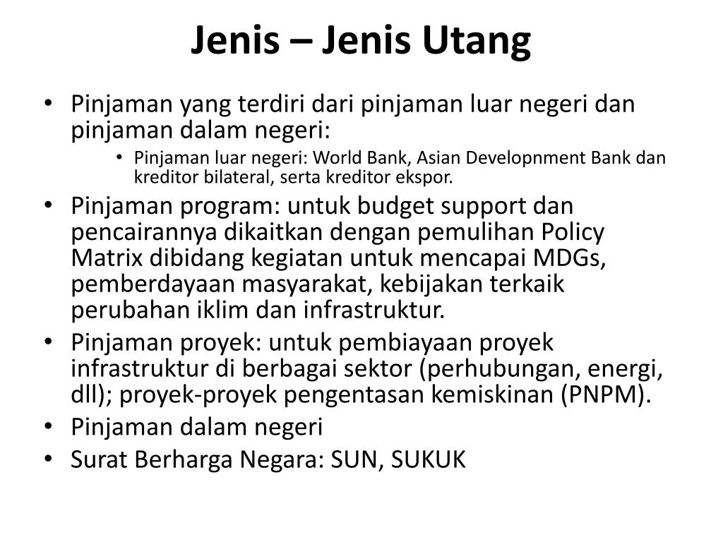 PPT Utang  Pemerintah dan Kebijakan Fiskal PowerPoint 