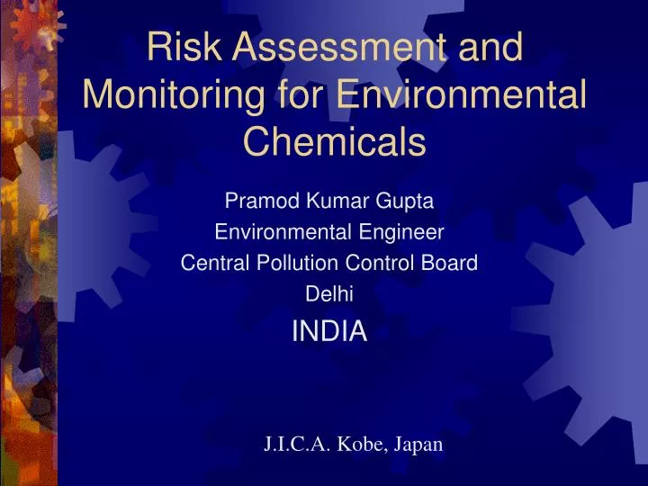 risk assessment and monitoring for environmental chemicals n.