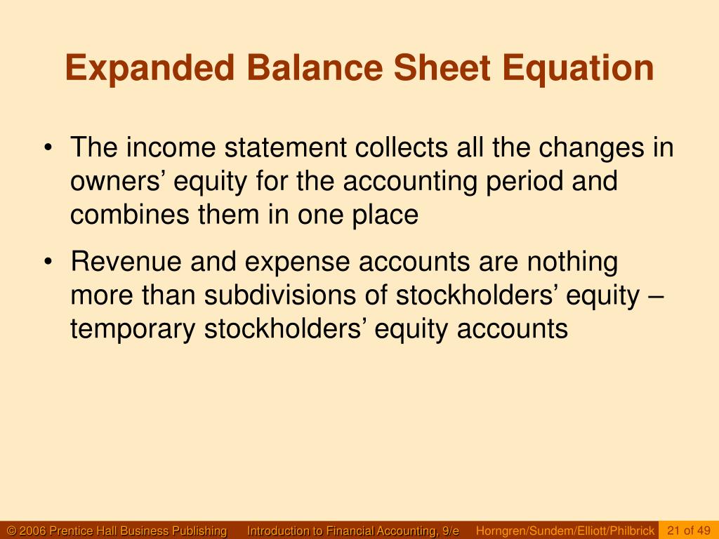 PPT - Measuring Income to Assess Performance PowerPoint Presentation