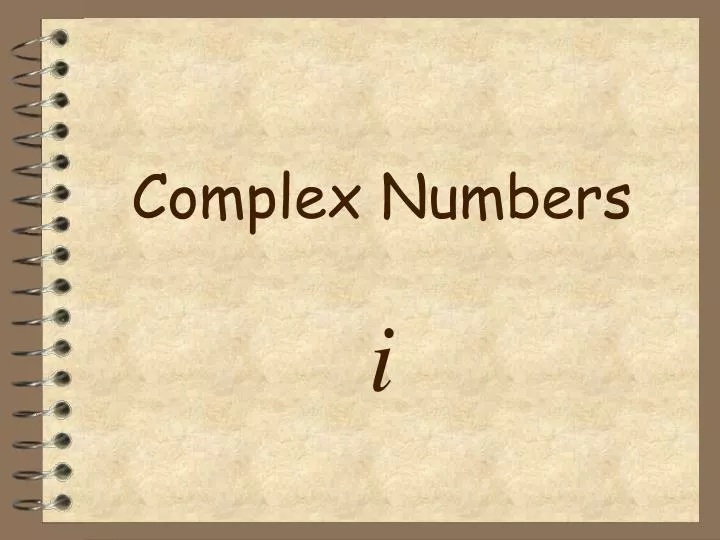 PPT - Complex Numbers PowerPoint Presentation, free download - ID:3951126