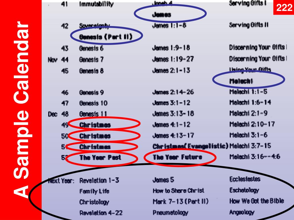 PPT - Preaching Calendars PowerPoint Presentation, free download - ID 