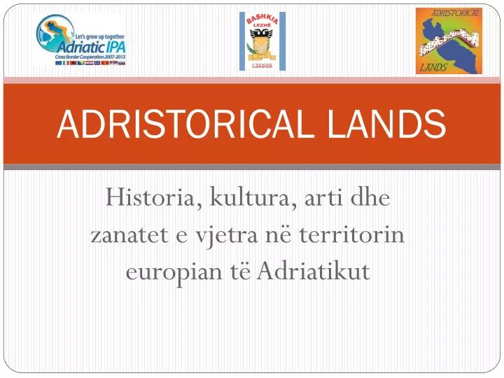 adristorical lands n.