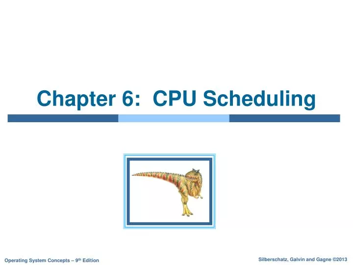 chapter 6 cpu scheduling n.