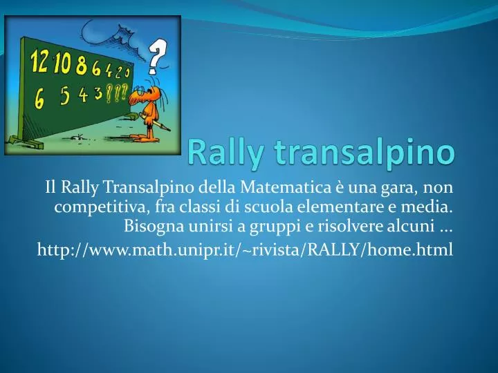 rally transalpino n.