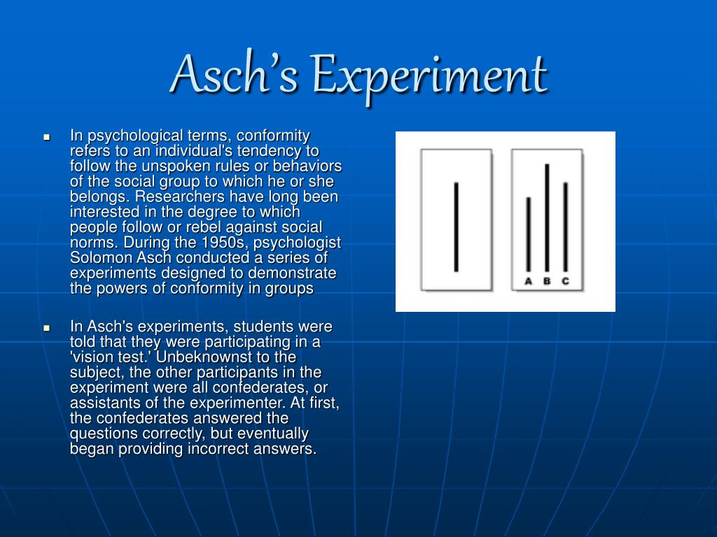 solomon asch experiment hypothesis