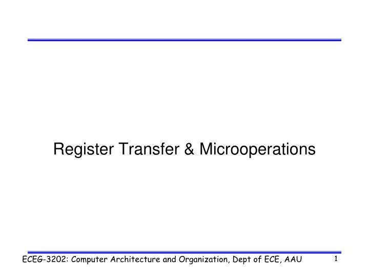 register transfer microoperations n.