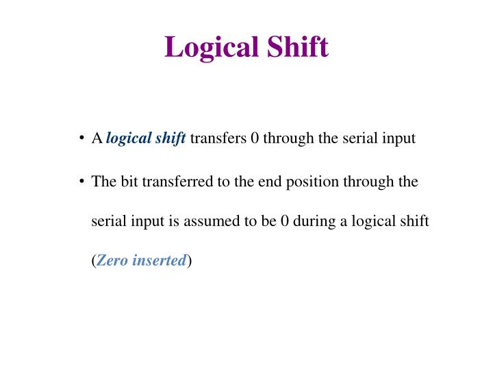 Ppt shift micro operations powerpoint presentation id 3954904