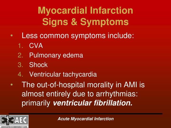 PPT - ACUTE MYOCARDIAL INFARCTION PowerPoint Presentation - ID:3955121