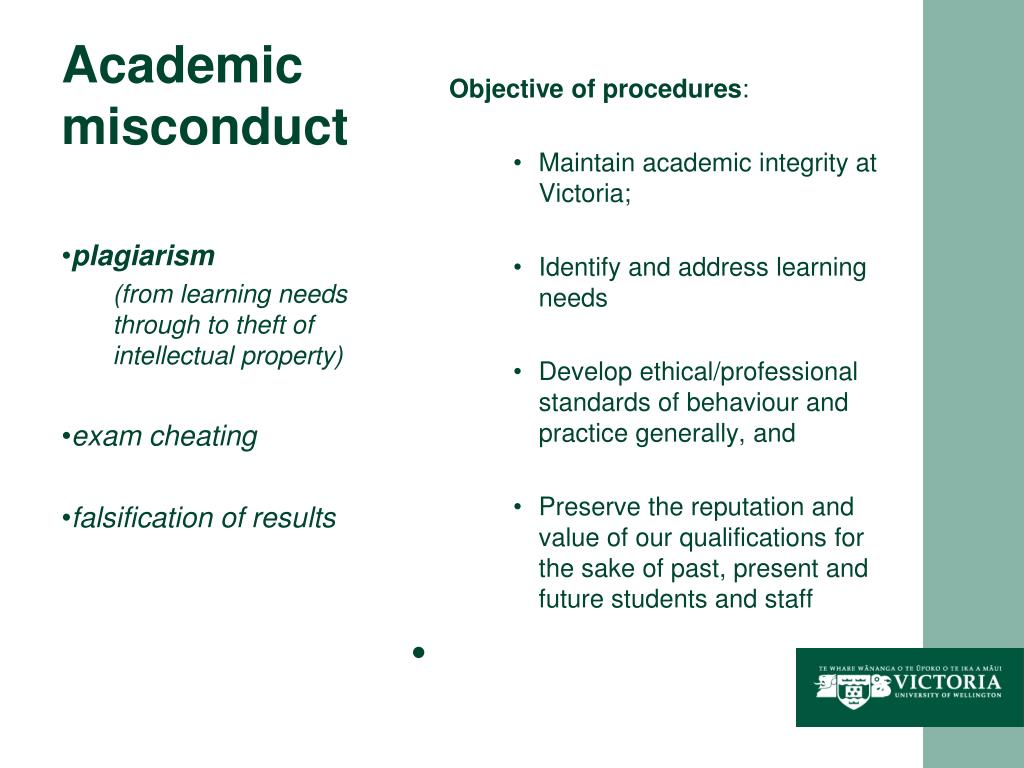 academic misconduct dissertation