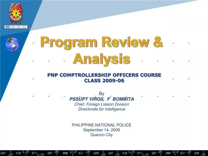 PPT PNP COMPTROLLERSHIP OFFICERS COURSE CLASS 200906 PowerPoint