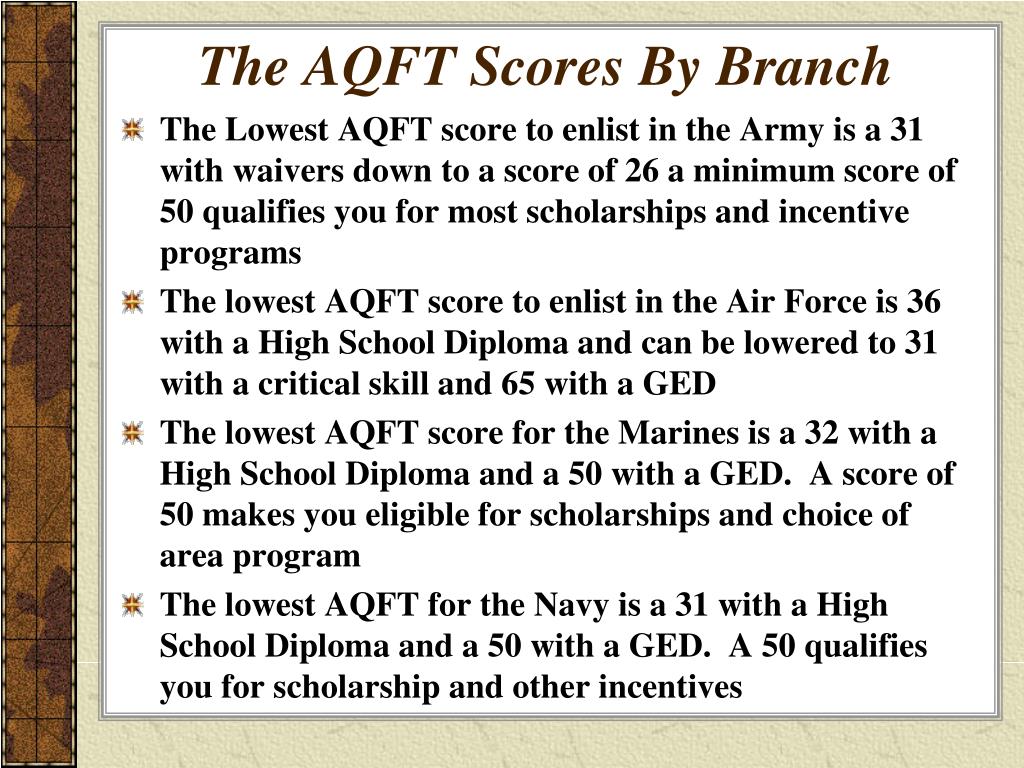 PPT - THE ASVAB Armed Services Vocational Aptitude Battery PowerPoint ...