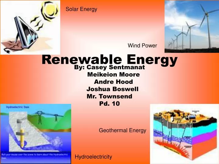 renewable energy n.