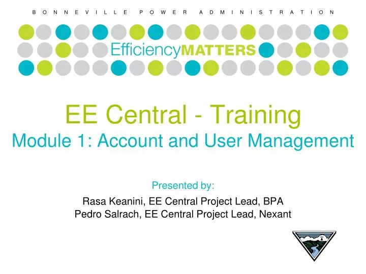 ee central training module 1 account and user management n.