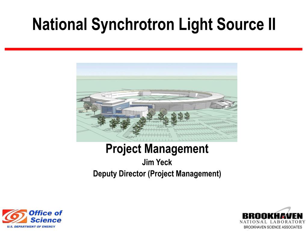 National Synchrotron Light Source II