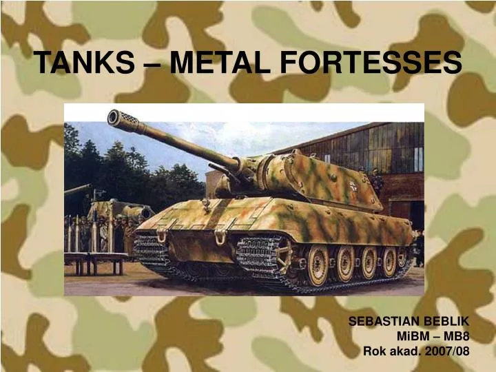 tanks metal fortesses n.