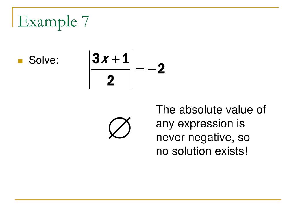 PPT - Absolute Value Equations PowerPoint Presentation, free download