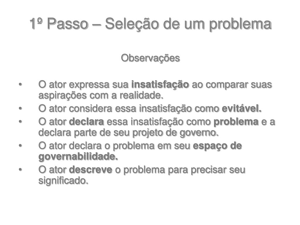 PPT - Planejamento Estratégico Situacional - PES (Guia Prático ...