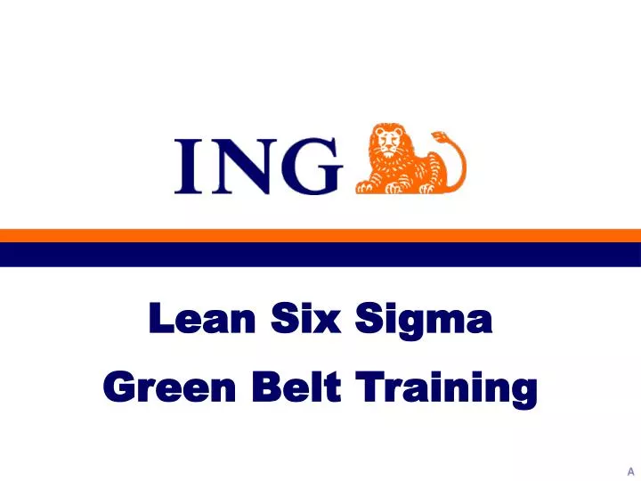 lean six sigma green belt training n.