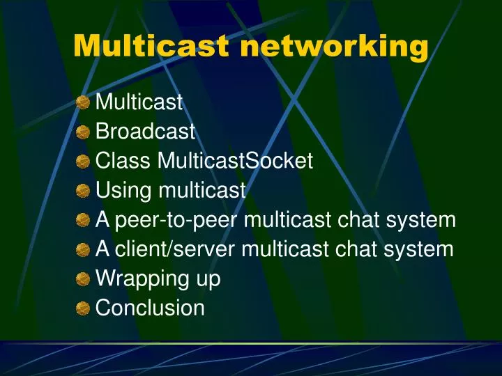PPT Multicast networking PowerPoint Presentation, free download ID