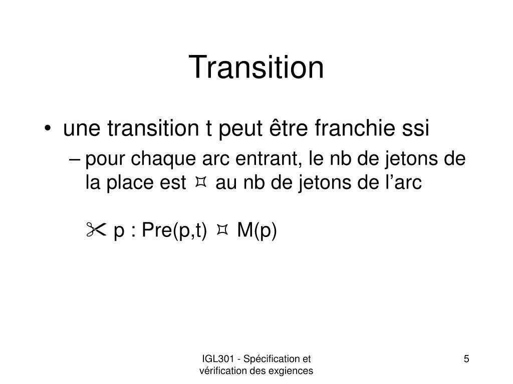 PPT - Réseau de Petri PowerPoint Presentation, free download - ID:3962138