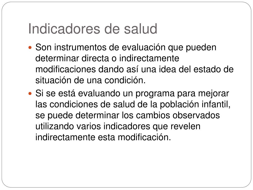 Ppt Indicadores En Salud Powerpoint Presentation Free Download Id