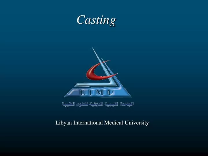 PPT Casting PowerPoint Presentation ID3964631