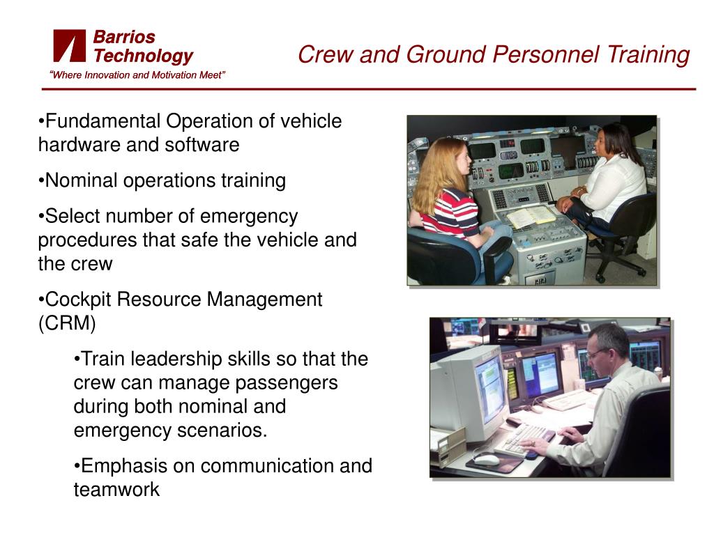 PPT - Comprehensive Training Program for Commercial Space Travel ...