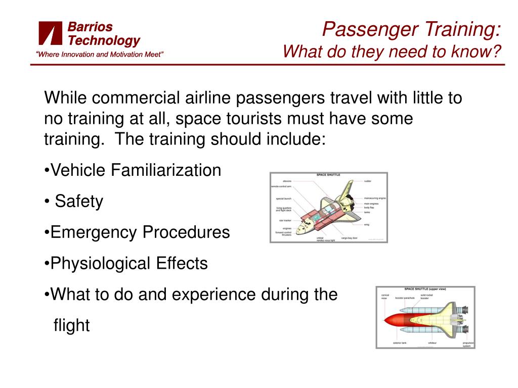 PPT - Comprehensive Training Program for Commercial Space Travel ...