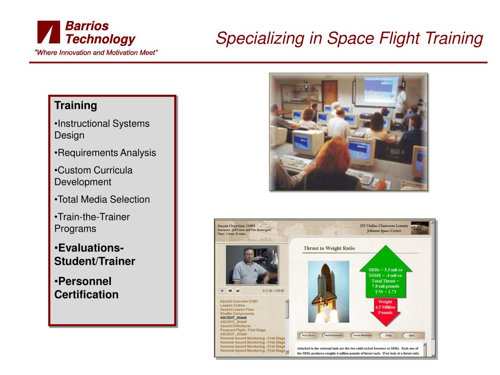 PPT - Comprehensive Training Program for Commercial Space Travel ...