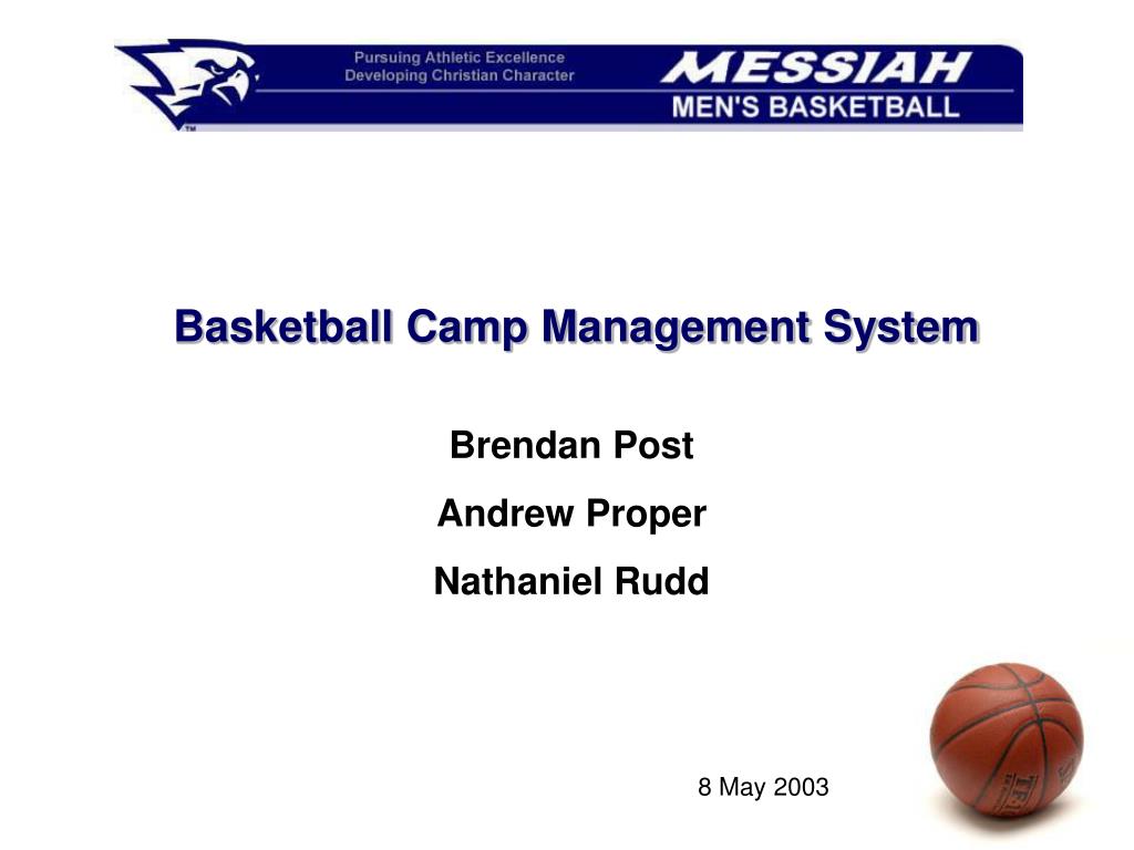 PPT - Basketball Camp Management System PowerPoint Presentation, free  download - ID:3965707