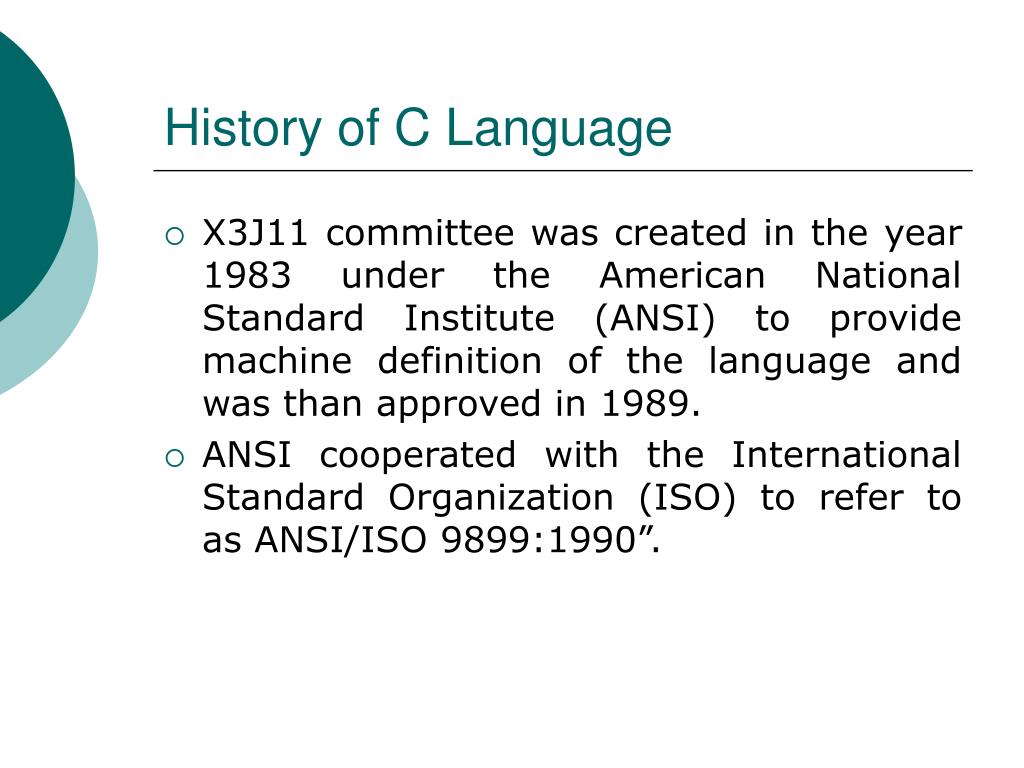 Ppt overview of c language powerpoint presentation free download