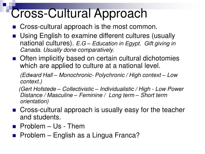 cross cultural approach Abstract counselors continue to express concern about problems inherent in cross-cultural counseling despite the large literature on the subject, counseling members. cross cultural approach Abstract counselors continue to express concern about problems inherent in cross-cultural counseling despite the large literature on the subject, counseling members.