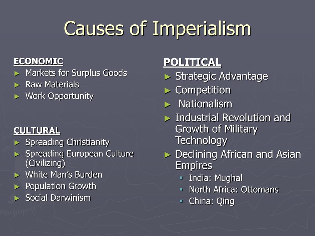 political causes of imperialism
