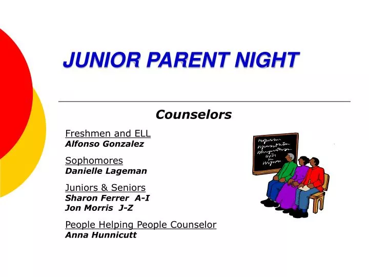 PPT - JUNIOR PARENT NIGHT PowerPoint Presentation, Free Download - ID ...