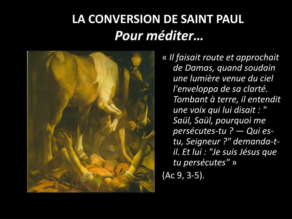 La Conversion De Saint Paul Analyse