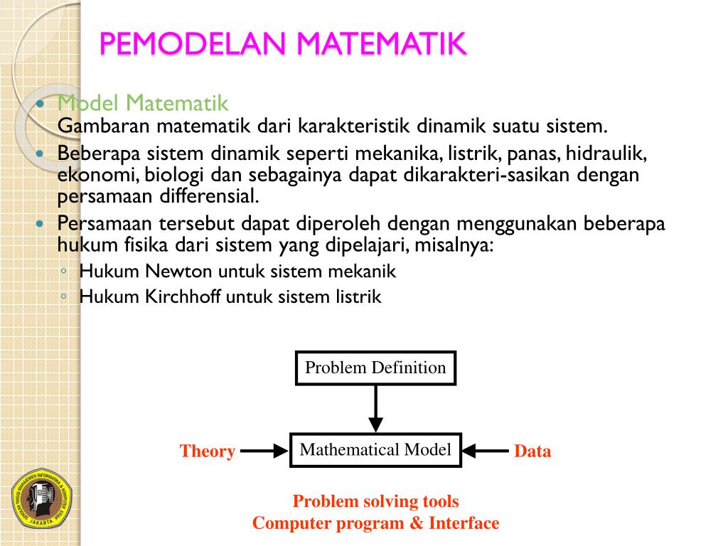 PPT  MODEL MATEMATIK SISTEM FISIK PowerPoint Presentation, free