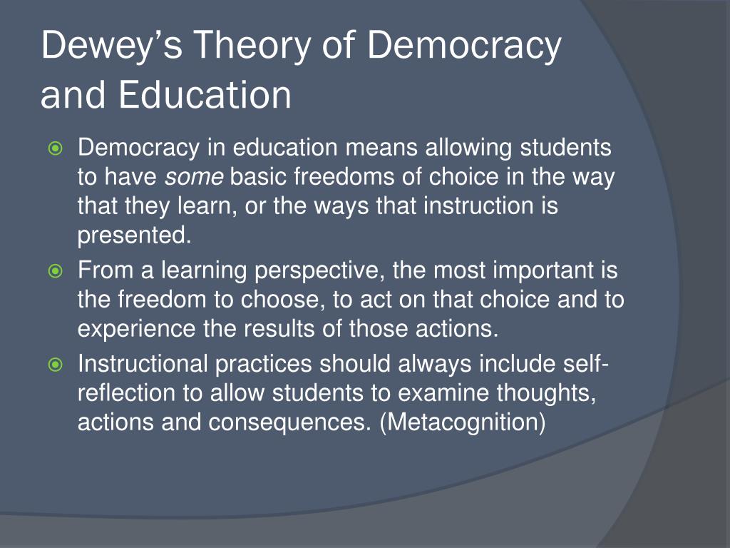 dewey john democracy and education dewey john democracy and education