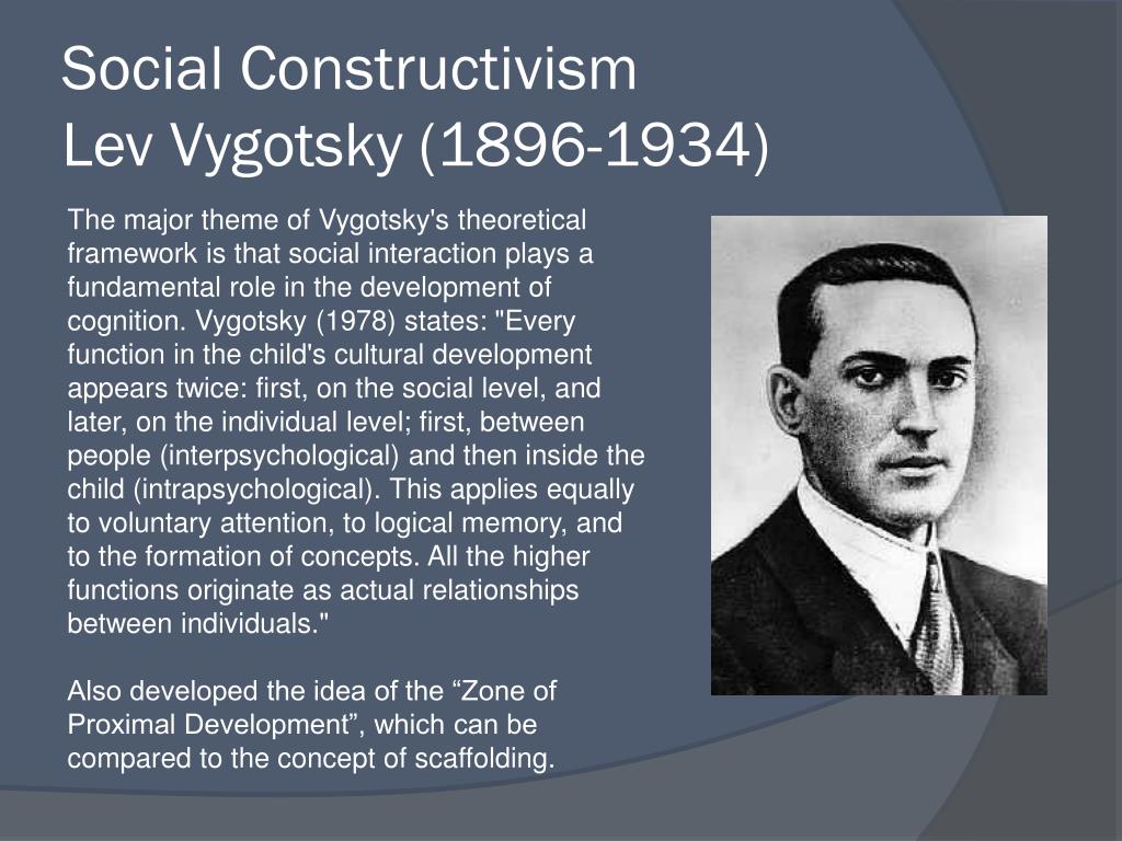 Social constructivism of lev vygotsky hot sale