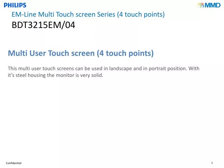 em line multi touch screen series 4 touch points bdt3215em 04 n.