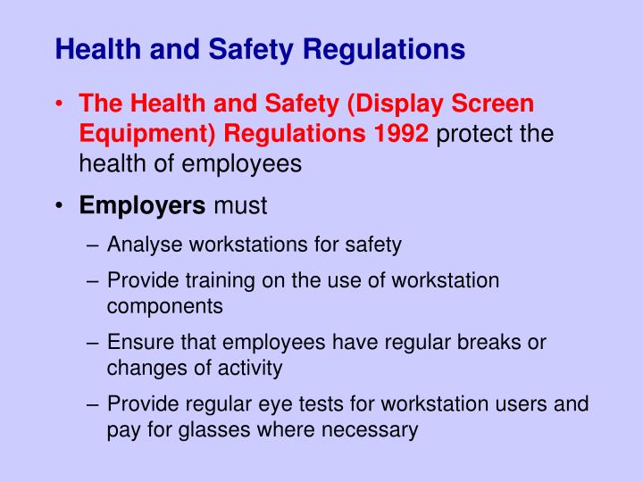 PPT 1.10 Health and Safety PowerPoint Presentation ID3971478
