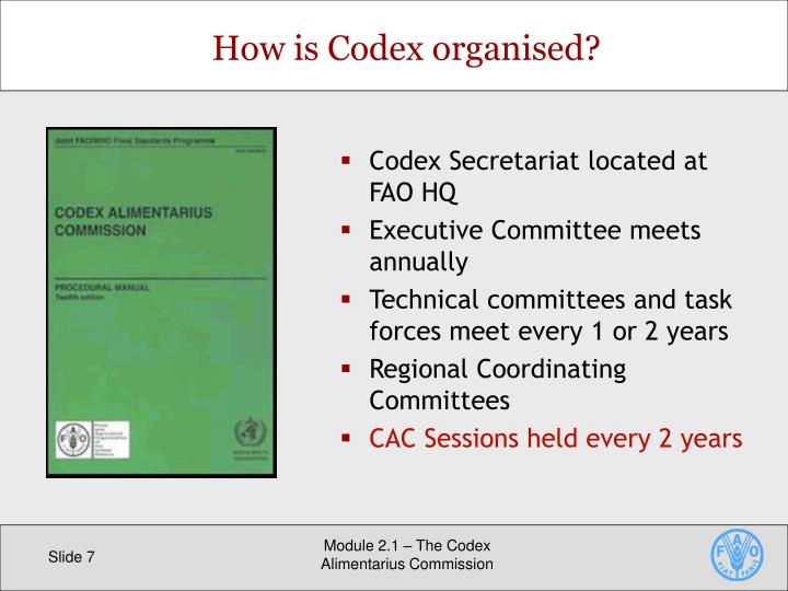 PPT - The Codex Alimentarius Commission PowerPoint Presentation - ID ...
