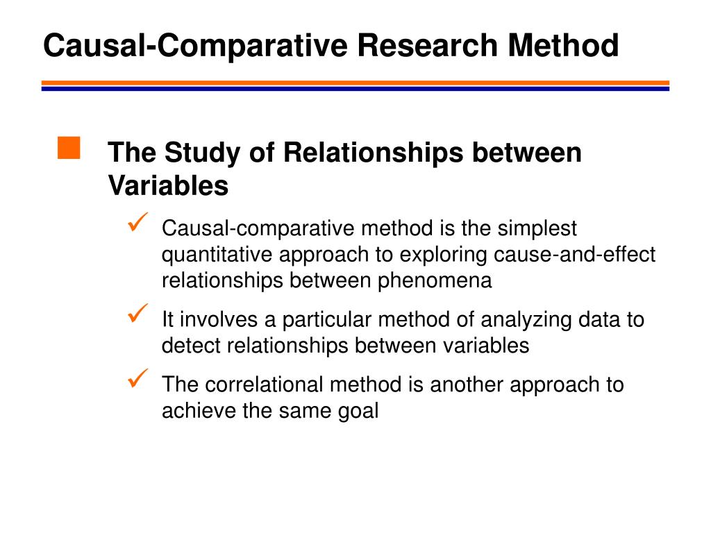 comparative research study design