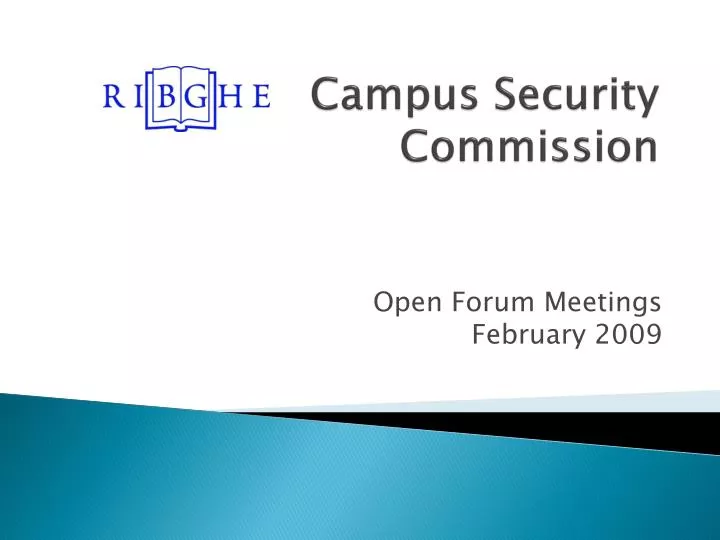 campus security commission n.